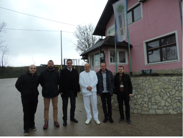 Representatives of the Football Club Sarajevo visited the Duje Reception Center