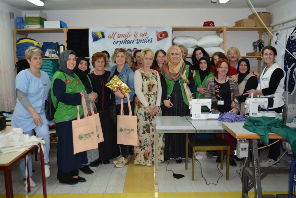 Three months tailoring course for single Mums finished: Distributed new sewing machines to participants