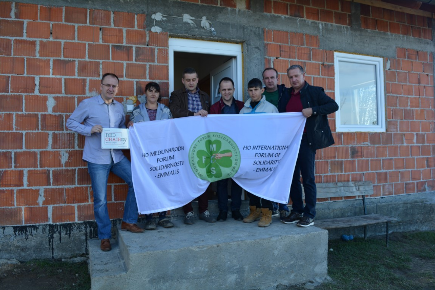 Hasanamidžić family in their New Home