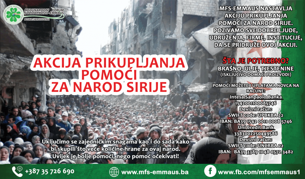 CAMPAIGN FOR THE PEOPLE OF SYRIA