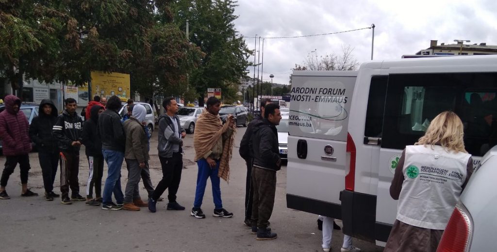 MFS-EMMAUS provides help in Tuzla for immigrants