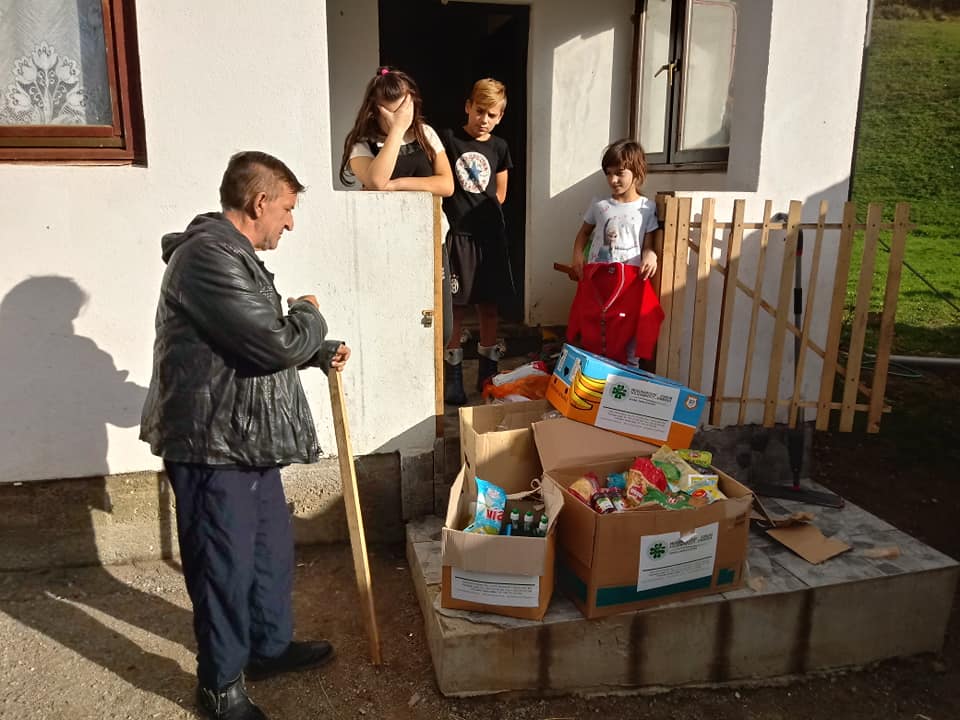 Assistance for disadvantaged families in Krajina