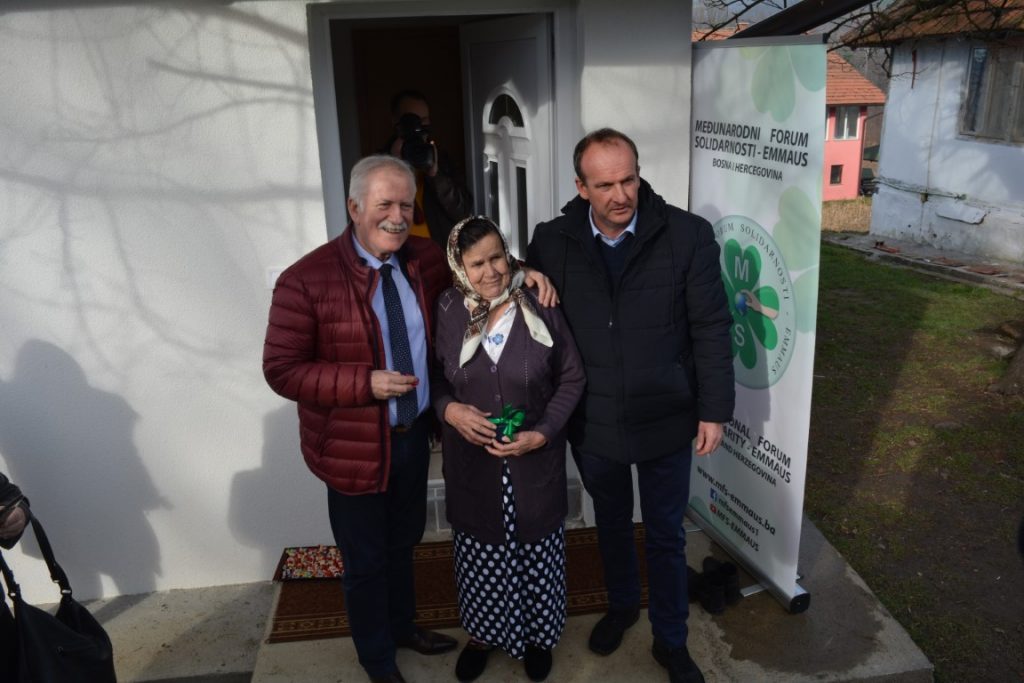 NURA ZEKIC FROM MIRICINA MOVED TO NEW HOUSE BUILT IN RECORD TIME