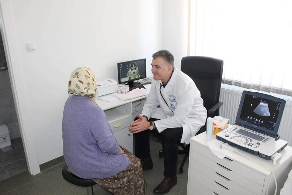 The first specialist examinations at IFS-EMMAUS infirmary in Potocari were performed by reputable doctors from Tuzla Canton
