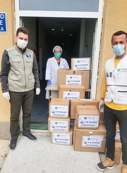 IFS-EMMAUS DONATED PROTECTIVE EQUIPMENT TO THE CANTONAL HOSPITAL IN MOSTAR