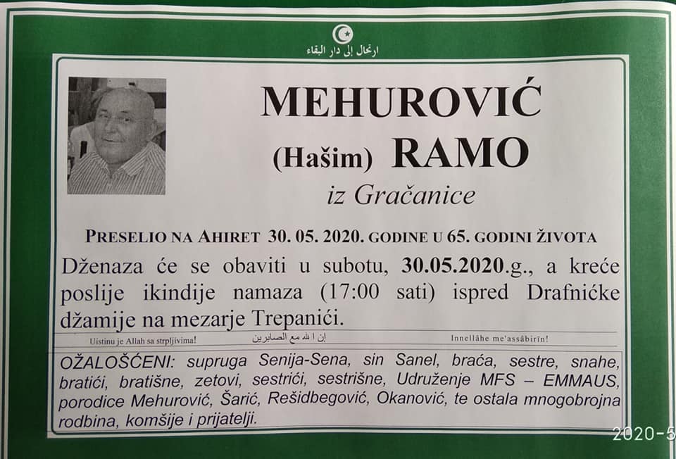 Our friend Ramo died