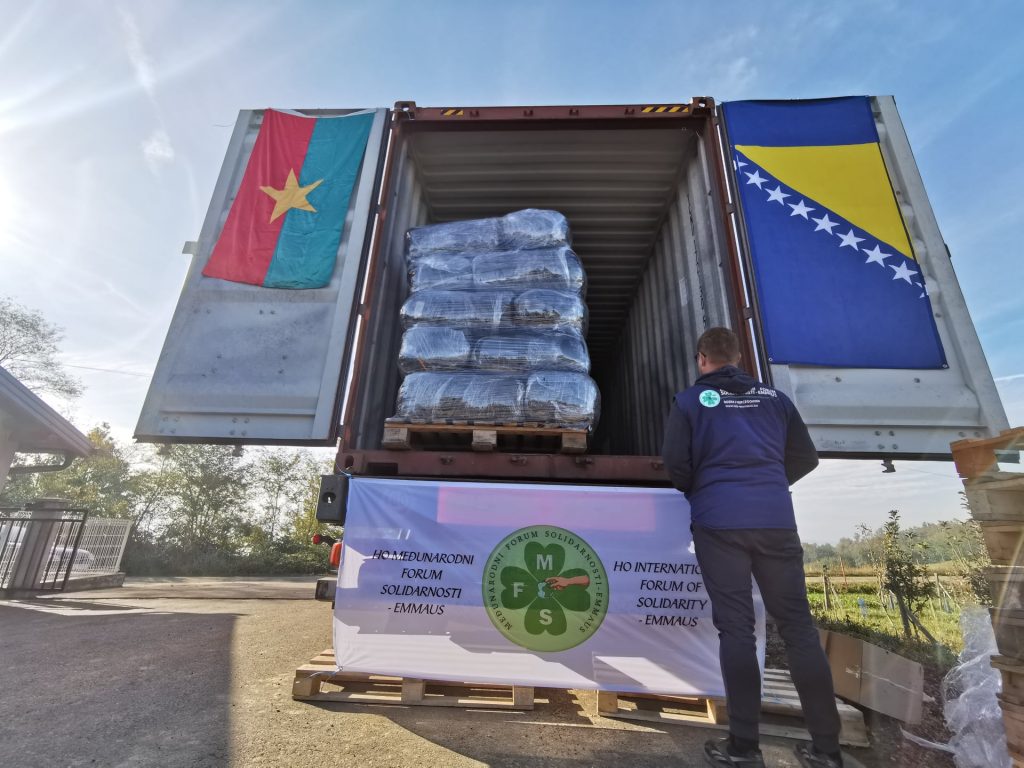 IFS-EMMAUS sent humanitarian aid to Burkina Faso