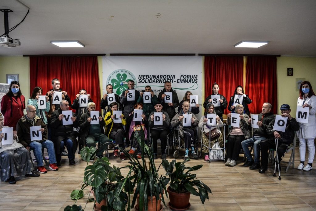 Don't look at something we don't have, look at something we can do! International Day of Persons with Disabilities was also celebrated at the Reception Center “Duje”