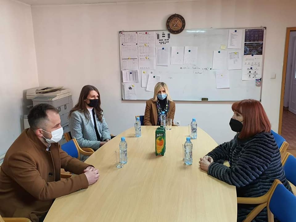 Vice President of the FBIH Melika Mahmutbegović visited IFS-EMMAUS Boarding Accommodation in Potočari
