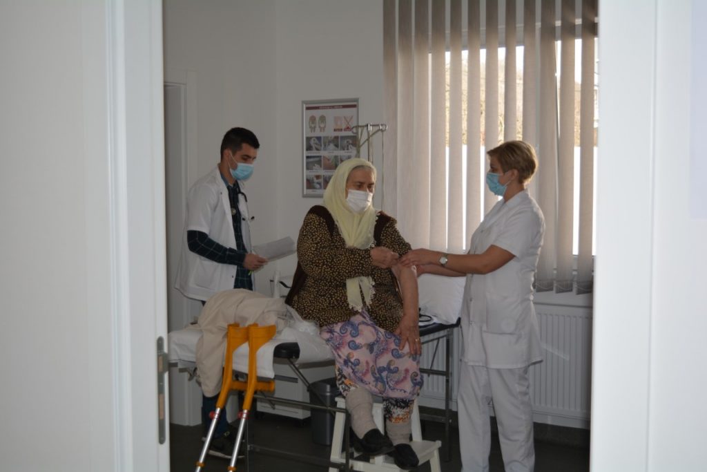 At the IFS-EMMAUS infirmary in Potočari were performed specialist examinations for mothers of Srebrenica and local population