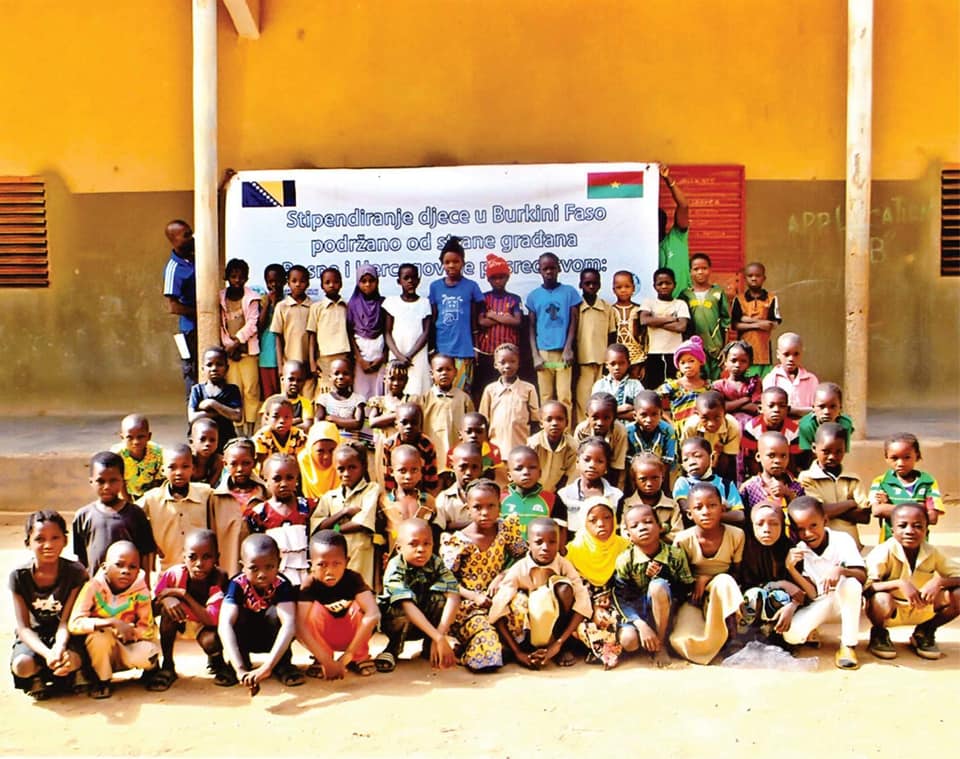 Letters have arrived from children from Burkina Faso, for whom You have provided scholarships