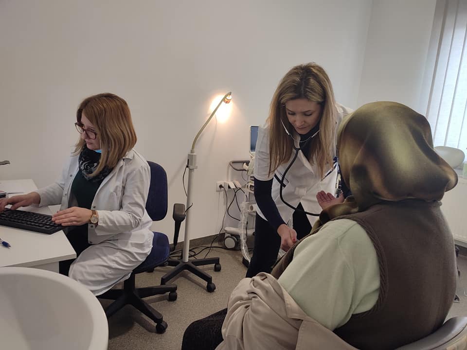 At IFS-EMMAUS infirmary in Potočari were performed gynecological examinations for women of Podrinje