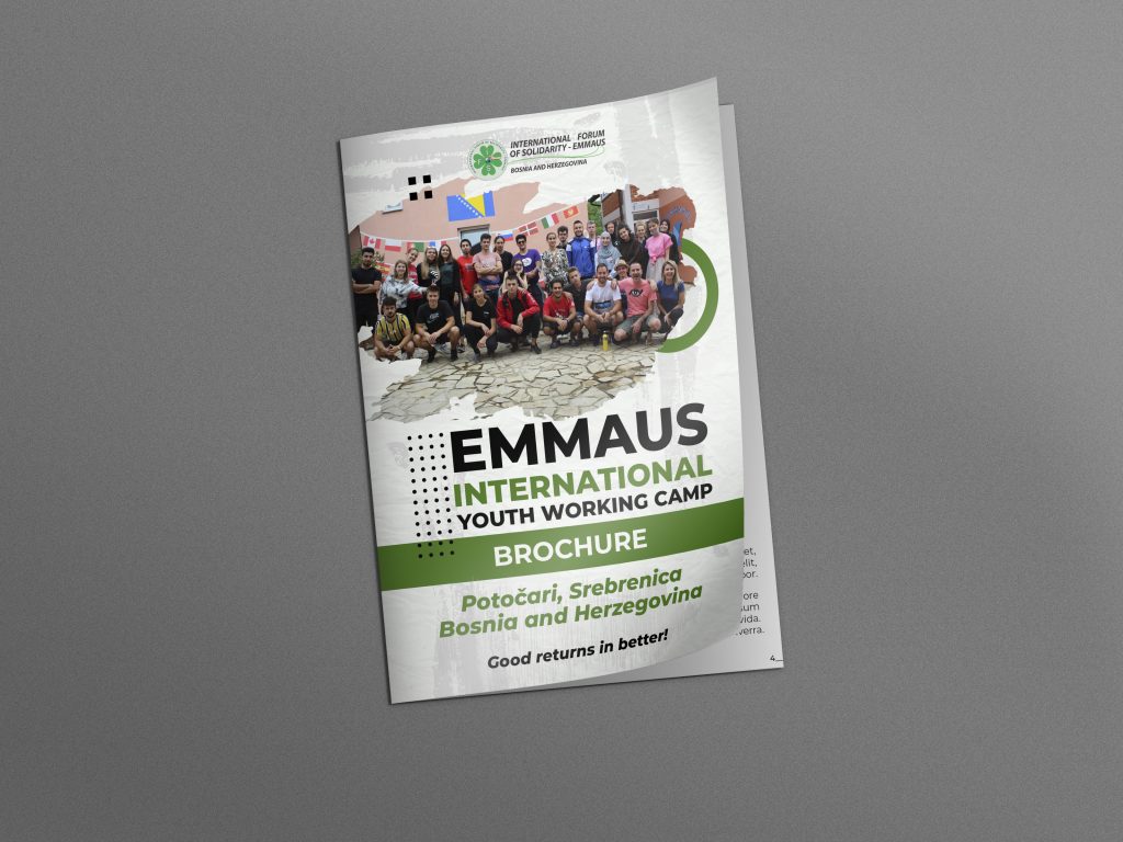 EMMAUS International youth working camp - Brochure
