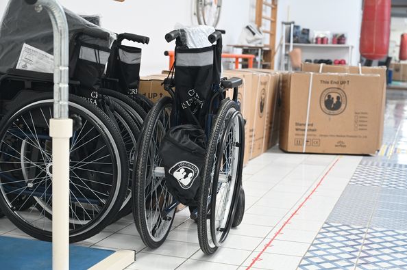 New wheelchairs for beneficiaries of the Reception Center Duje