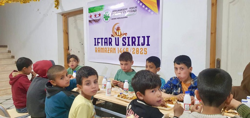 ZA 65 JETIMA U SIROTIŠTU ASHAN AL KAHEF U SIRIJI OBEZBIJEDILI SMO IFTARE DO KRAJA RAMAZANA